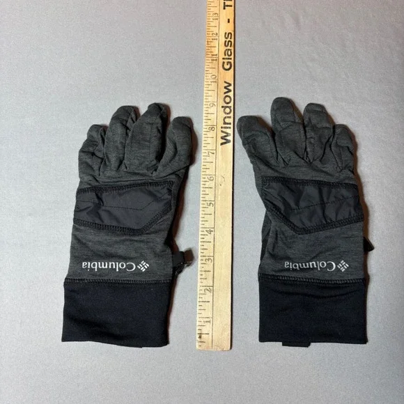 Columbia Omni-Heat Infinity Gloves Charcoal Black Thermal Reflective Women s/m - Picture 4 of 4